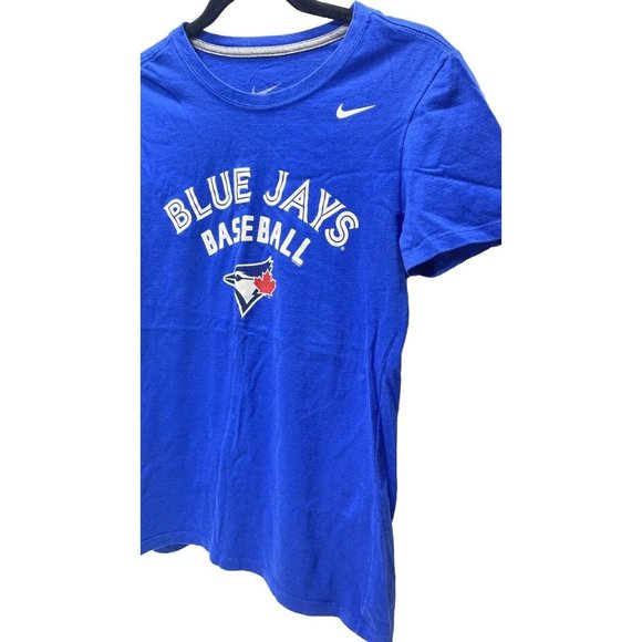 Nike MLB Toronto Blue Jays Baseball T-Shirt, Women's Size Medium Blue - Picture 1 of 8